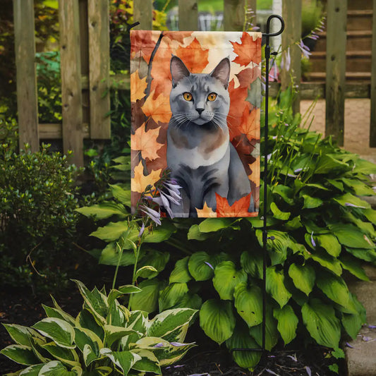 Korat Cat Fall Banner/Flag