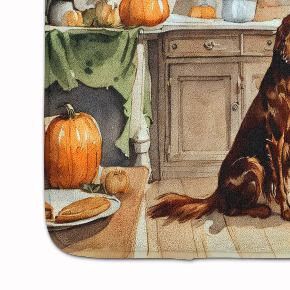 Irish Setter Fall Memory Foam Kitchen Mat