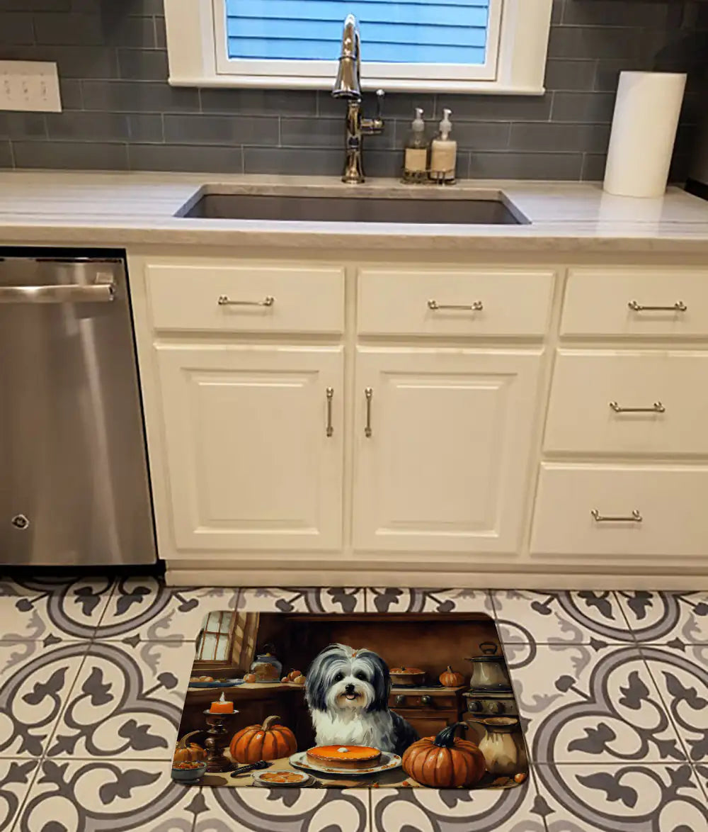 Havanese Fall Memory Foam Kitchen Mat