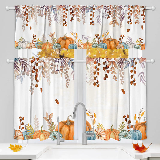 Fall Deco Curtains 54x24in