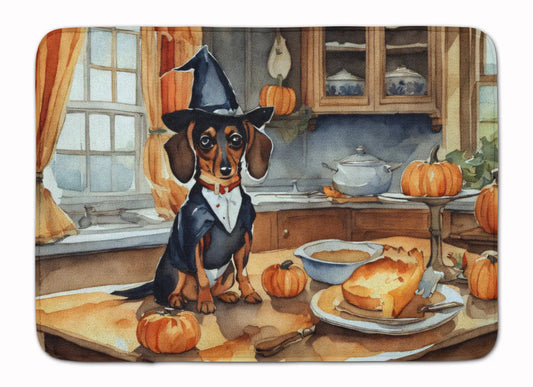 Dachshund Fall Memory Foam Kitchen Mat