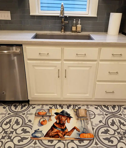 Vizsla Fall Memory Foam Kitchen Mat