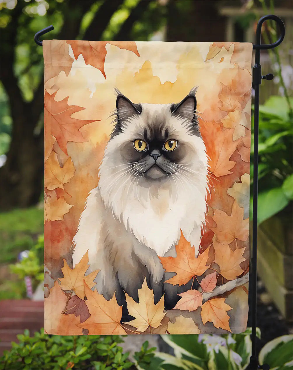 Himalayan Cat Fall Banner/Flag