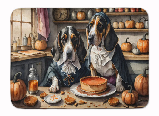 Basset Hound Fall Memory Foam Kitchen Mat