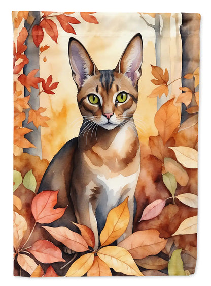 Abyssinian Cat Fall Banner/Flag