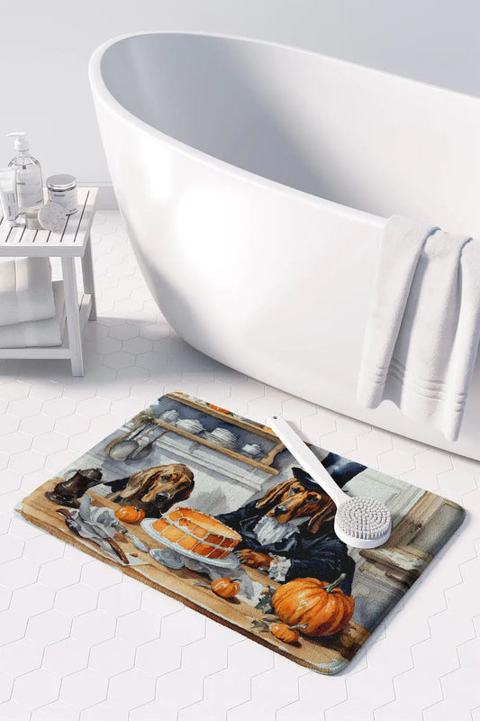 Bloodhound Fall Memory Foam Kitchen Mat