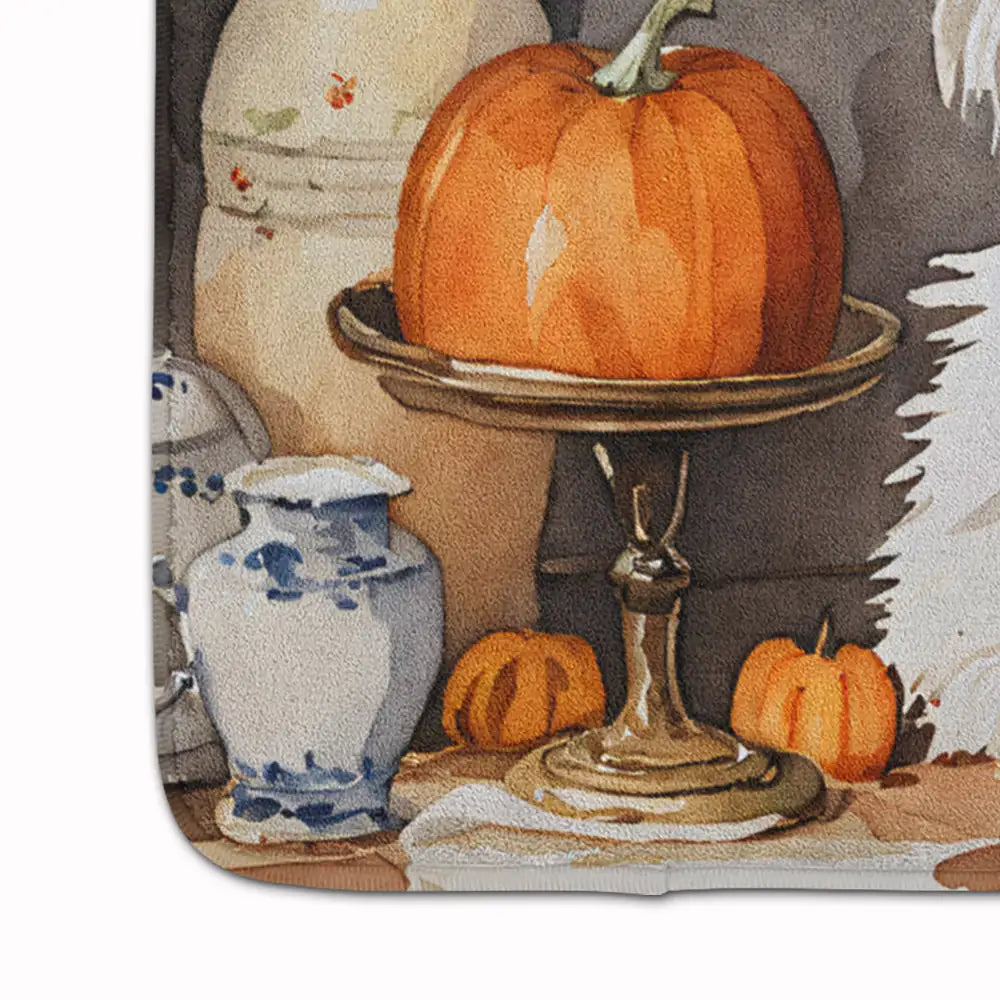 Westie Fall Memory Foam Kitchen Mat
