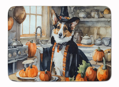 Corgi Fall Memory Foam Kitchen Mat