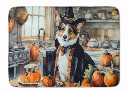 Corgi Fall Memory Foam Kitchen Mat