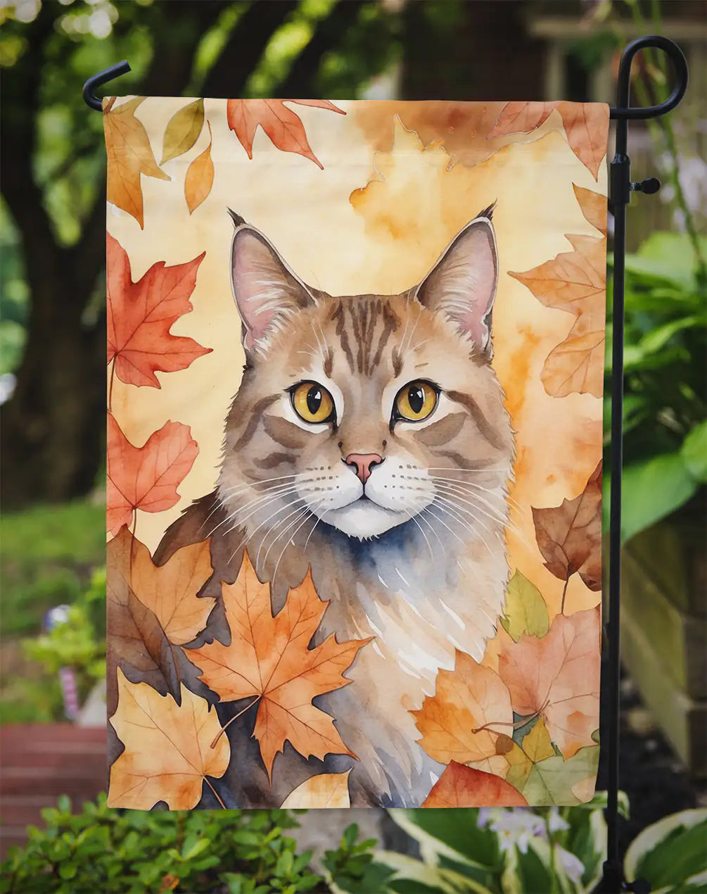 Dwelf Cat Fall Banner/Flag
